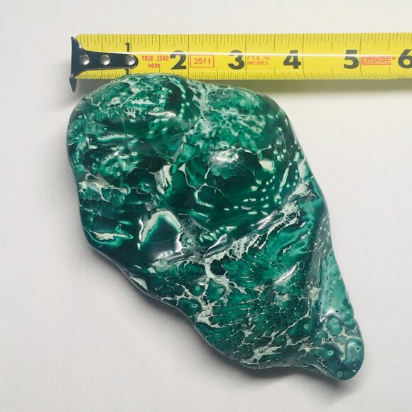 Polished Chatoyant Malachite >2 lbs - Picture 11 of 13
